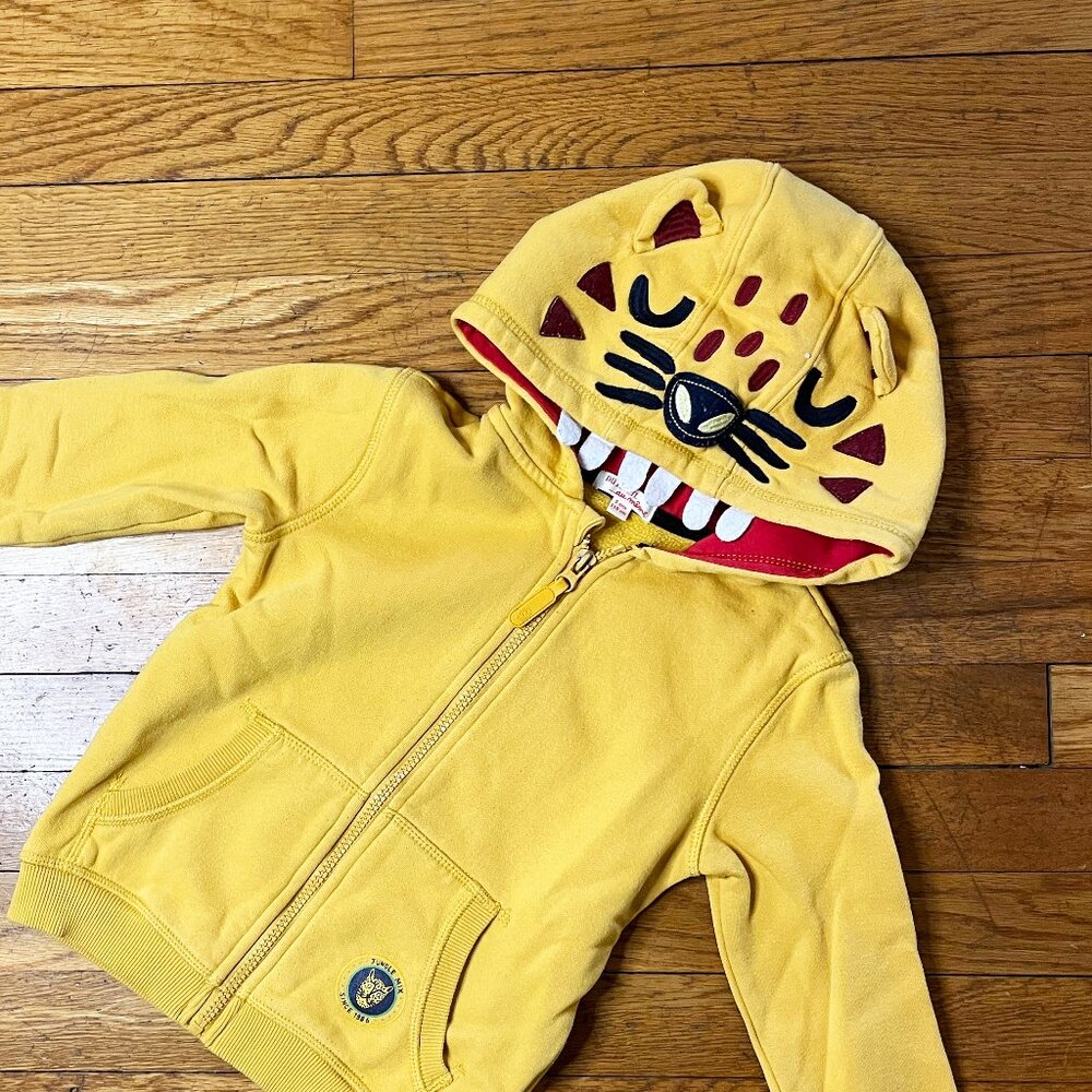 Du Pareil au meme Jaguar Hooded Zip Sweatshirt